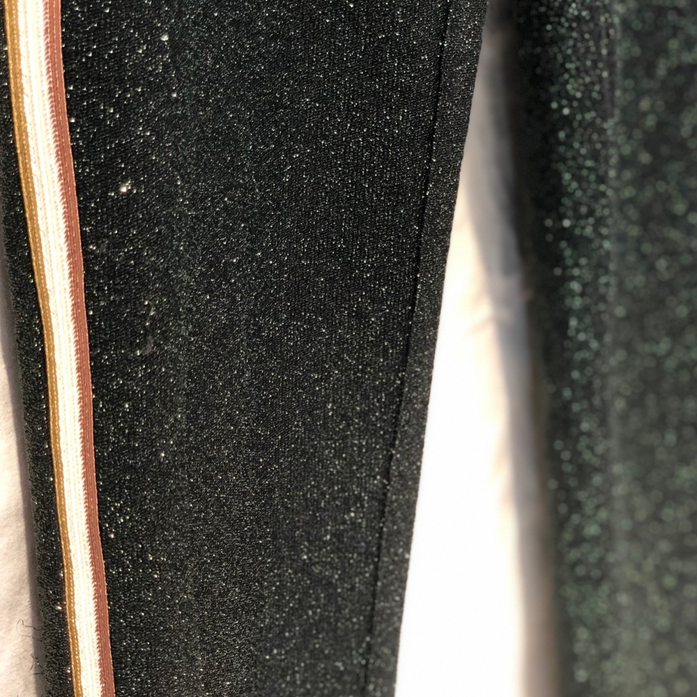 Scotch and Soda Green Glitter Pants